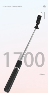Captura todos los ángulos: Trípode Selfie Stick de 170cm con soporte universal para teléfono giratorio de <span class=keywords><strong>360</strong></span> ° - Product Image 2