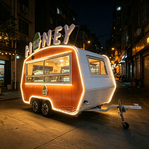 Remolque de Panadería Creativo con Certificación CE, Cocina Móvil de Acero Inoxidable para Café, Carrito de Comida para Helados al Aire Libre - Product Image 1