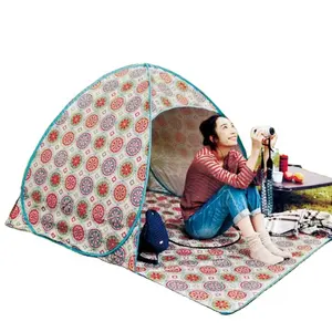Fashion Kawaii Quick Automatic Opening Tent Oem Staal Logo Goede Stof Verpakking Kleur Feature Tent