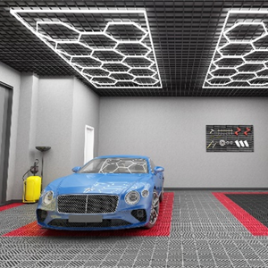 Plafonnier hexagonal à LED, équipement de lavage de <span class=keywords><strong>voiture</strong></span>, lumière d'entretien de <span class=keywords><strong>voiture</strong></span>, lumière d'atelier - Product Image 3