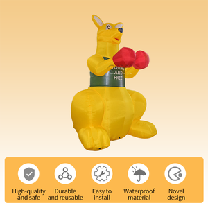 Arco Inflable Gigante Personalizable con Forma de Canguro de Boxeo, Modelo Publicitario para Eventos al Aire Libre - Product Image 2
