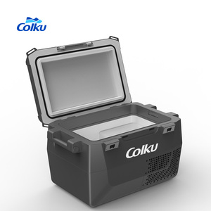 Recién llegado, <span class=keywords><strong>nevera</strong></span> <span class=keywords><strong>pequeña</strong></span>, 12V, 24V, Mini <span class=keywords><strong>nevera</strong></span> portátil refrigerada para coche, congelador <span class=keywords><strong>de</strong></span> 36L para viajes - Product Image 1