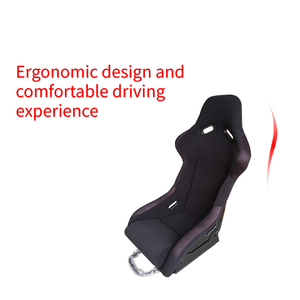 EDDYSTAR-Asientos <span class=keywords><strong>de</strong></span> <span class=keywords><strong>coche</strong></span> <span class=keywords><strong>de</strong></span> estilo <span class=keywords><strong>de</strong></span> carreras, asiento <span class=keywords><strong>de</strong></span> cubo profesional, cómodo, negro - Product Image 2