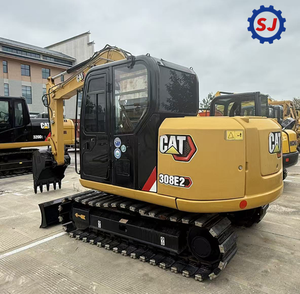 Excavatrice sur chenilles CAT 308E2 d'occasion, 8 tonnes, avec godet hydraulique pour la construction et les travaux de terrassement - Product Image 1