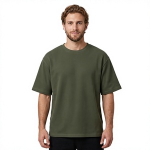 T-shirt en coton tricoté pour homme, grande taille, confortable, de haute qualité, col rond, impression numérique personnalisée sans transfert, respirant et à séchage rapide - Product Image 1