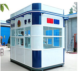 Estructura de acero para exteriores de alta calidad, Casa de Guardia prefabricada, quiosco de boletos de estacionamiento, contenedor de Seguridad para Oficina, caja de centinela para inodoro - Product Image 2