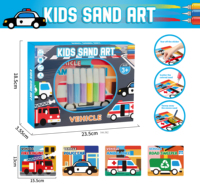 Nouvelles Bouteilles de Sable Artistique Durables en Gros pour Enfants – Kit d'Activités de Coloriage au Sable DIY avec Tableau de Dessin