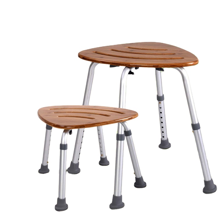 Экологичный бамбуковый стул для душа для ванной, спа-ванны