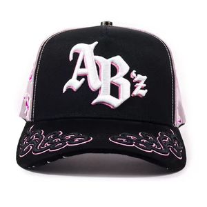 Spedizione Rapida Cappellino a 5 Pannelli di Alta Qualità con Ricamo Personalizzato, Logo Personalizzato, Cappelli Trucker in Rete e Camoscio, Cappellini Baez SHIFU Limited Unisex - Product Image 2