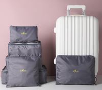 Cubes d'emballage de Compression de Logo personnalisé, vente en gros, vente chaude à l'étranger, ensemble de 6 pièces, organisateur de sac