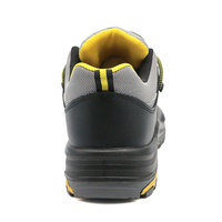 Chaussures de sécurité d'hiver durables pour le travail en usine, anti-perforation, en cuir, imperméables, anti-écrasement, avec embout noir et semelle extérieure résistante à l'usure