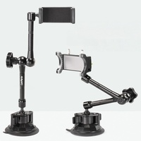 Support de téléphone pour voiture avec ventouse, pour navigation, selfies et diffusion en direct, compatible avec les supports de gobelets de voiture