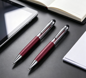 Wholesale Transparent <b>Empty</b> Tube Touch Stylus Metal Ballpoint Pen Custom Logo Assorted Office <b>Gift</b> Pen - Product Image 1