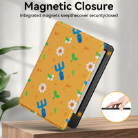 Azzsy Custom Kindle Kobo E-Reader Protective Cover Penutup Pelindung dengan Penutupan Magnetik Smart Wake Sleep dan Tali Pegangan