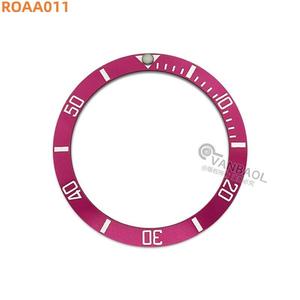 Boîtier de montre en acier aluminium ROAA 38 mm * 30,7 mm avec lunette en diamant pour Sub-Mariner Gmt Oyster Skx007 009 - Product Image 5