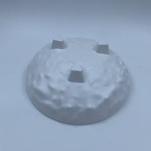 D 12.5 cm Hauteur 4.5 cm 210 G Mélamine Matériel Imitation Porcelaine Blanc Brillant Couleur Clés Bijoux Petits Plateaux - Product Image 6