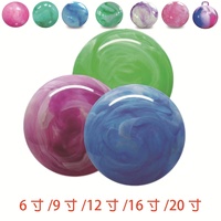 Ballon de plage gonflable transparent à paillettes dégradées, jouet aquatique pour enfants, décoration de fête en plein air, ballon suspendu
