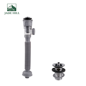 Tubo de Drenaje Flexible y Expandible Moderno, Ecológico, de PVC, Anticorrosión, con Doble Salida en Forma de Y para Baño - Product Image 1