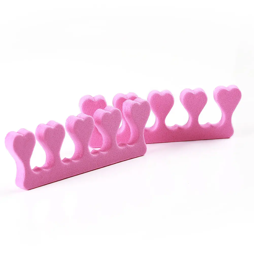 Manicure Pedicure Nail Beauty Tools EVA Sponge Soft Finger Toe Separator 5 dita dei piedi per la pittura del Gel per unghie separatore per unghie