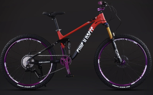 Groothandel Aluminium Alloy Voorvering 27.5'' Travel Mountainbike 120 kg Draagvermogen Off-road <span class=keywords><strong>Butterfly</strong></span> Frame - Product Image 2