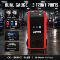 Máquina de Servicio de Aire Acondicionado Semiautomática GATmatic GM710, Recuperación y Recarga de R134a, LED, 1.5CFM, 42L/min, 12cc, 1HP, ±10g, Certificación CE