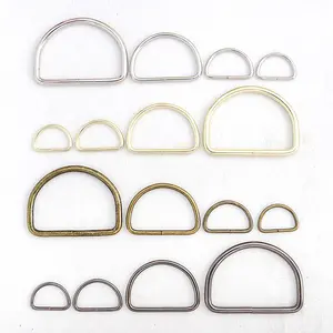 Cheap Bulk Metal D-shaped Ring Buckle For Bags Strap