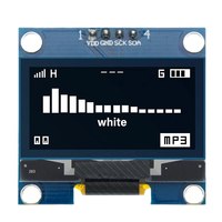Módulo de Pantalla OLED Blanco y Azul, Chip de Control SH1106 128X64, Pantalla LCD de 1.3 Pulgadas, Comunicación IIC I2C D23