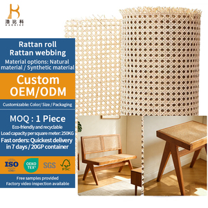 ראטן קנה קנה ווב טבעי גיליון rotin חומר קנה פתוח רשת rattan פתוח רשת עבור עיצוב הבית - Product Image 1