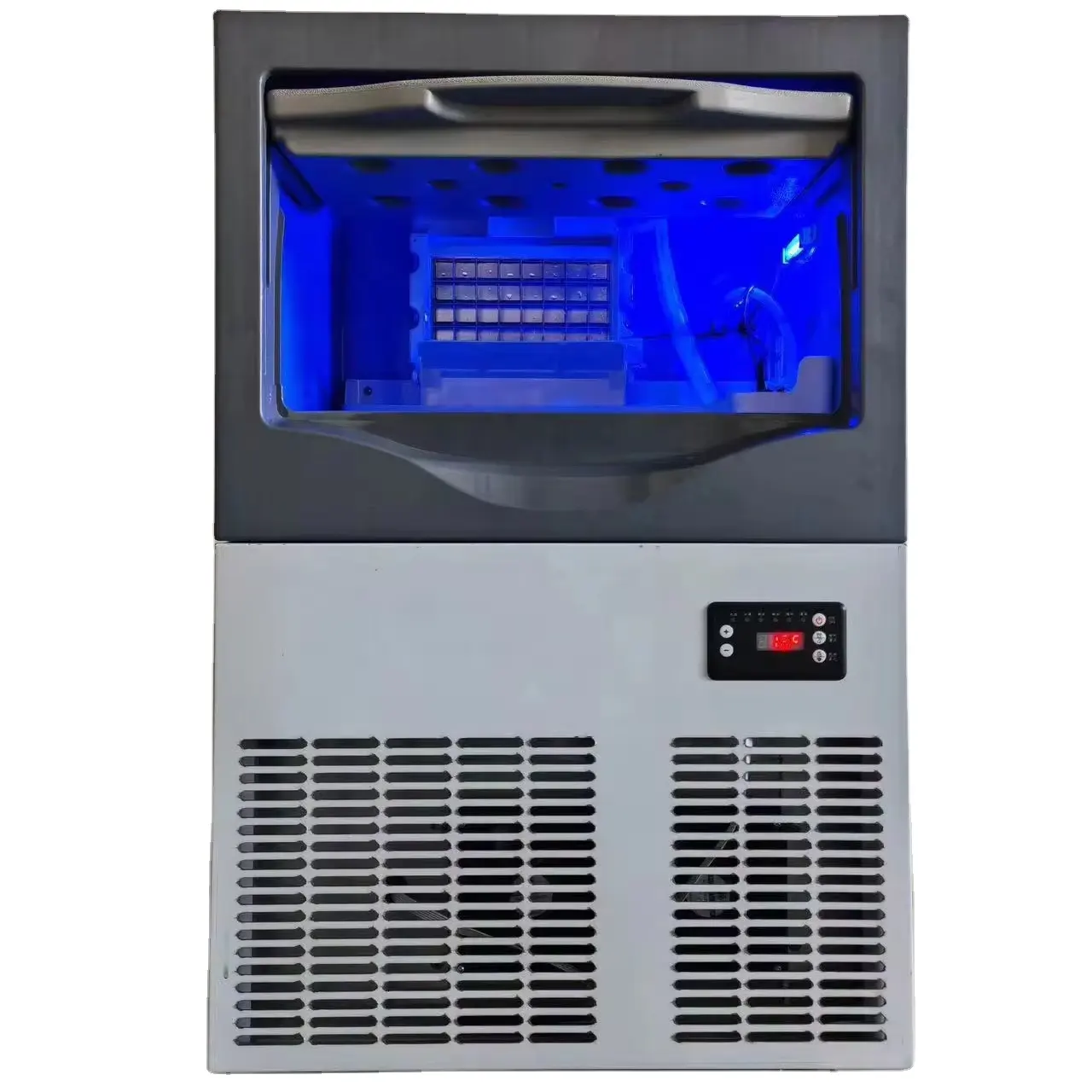 3-Jahres-Garantie kleine automatische gewerbliche Eiskühlmaschine mit Luftkühlung Preis