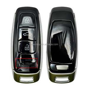 เปลือกกุญแจรีโมทรถยนต์แบบ 3 ปุ่ม รุ่นปรับปรุง สำหรับ A1 A4 A6 Q7 TT A5 A6 C8 A7 A8 A4L A6L A8L ปี 2017-2022  ตัวเรือนเปลี่ยนแทนได้ ใบมีดยังไม่ได้ตัด - Product Image 1