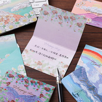 Cartes de vœux vintage style peinture à l'huile, dessinées à la main, carte pour la Fête des Enseignants, carte postale vierge DIY pour messages de remerciement et vœux de fêtes
