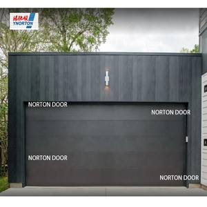 Personalizado moderno <span class=keywords><strong>automático</strong></span> de aleación de aluminio a prueba de viento de alta calidad de bajo <span class=keywords><strong>precio</strong></span> puerta de garaje seccional para el hogar - Product Image 3