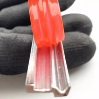 Voie de guidage conforme à la CE avec essuie-glace télescopique rouge blanc PU lèvres métal pour CNC/NC machines industrie état nouveau