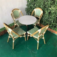 Chaise de restaurant de plein air écologique moderne pour le café