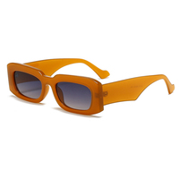 Lunettes de soleil rétro pour femmes Super Hot 20205, légères, verres fumés, protection UV400, monture rectangulaire verte