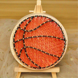 Diy Crafts <strong>Kit</strong> Arts <strong>Nail</strong> String Art <strong>Kit</strong> for Adults Kids Home Decoration With Accessories - Product Image 3