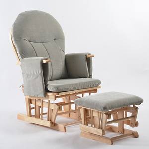 Hiện đại tàu lượn đệm thai sản xác ướp cho con bú bú nằm ngả bé bằng gỗ điều dưỡng ghế Rocking - Product Image 2