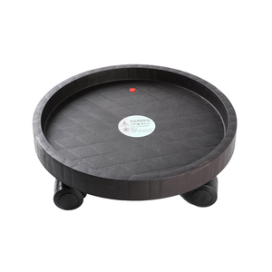 מכירה לוהטת צמח Caddy עם גלגלים מתגלגל צמח Stand סיר עגלה עם גלגלים עגול רכבת עבור מקורה חיצוני - Product Image 6