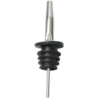 Verseur à vin rapide en acier inoxydable noir 304 avec bec verseur et bouchon, accessoires de bar et de cuisine pour bouteilles d'alcool, écologique