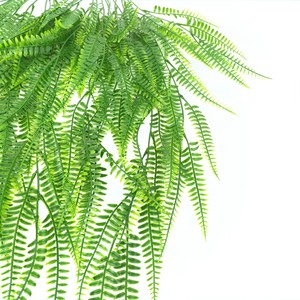Li Jie Artificial Fern <b>Wall</b> Hanging Green Simulated Plant Vines <b>Leaves</b> 30cm-100cm Plastic <b>Decor</b> - Product Image 1