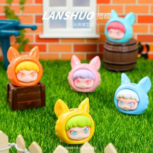 ชุดเครื่องประดับเรซิ่นรูปสุนัขจิ้งจอกน่ารัก สีพื้น แบบการ์ตูนจิ๋ว 3 มิติ สำหรับตกแต่งโทรศัพท์มือถือและของตกแต่งโต๊ะทำงาน - Product Image 3