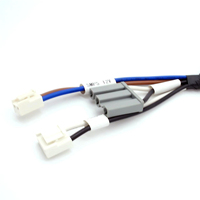 Kabel Harness Peralatan Multi-Branch, Perakitan Kabel Konektor Terminal Campuran dengan Label & Pembungkus Pita untuk Refrigerasi