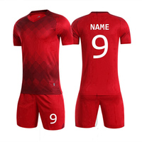Maillots et shorts de football pour hommes de haute qualité, respirants, anti-UV, séchage rapide, kit d'équipe personnalisé avec nom et taille