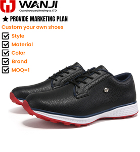 <span class=keywords><strong>Chaussures</strong></span> de <span class=keywords><strong>golf</strong></span> en PU pour hommes en stock dans l'entrepôt américain, logo personnalisé, imperméables, confortables, décontractées, livraison rapide depuis les États-Unis - Product Image 1