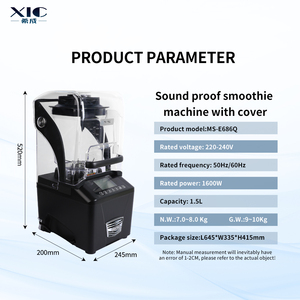 High Power 1600W Fruit Vegetable Mixer Blender Food Grade <b>Kitchen</b> <b>Appliance</b> Smoothie Juicer Blender With Sound Cover Smoothies J - Product Image 3