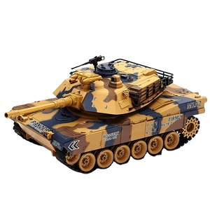 Tank de combat militaire RC de haute qualité à l'échelle 1/18 2,4G avec balles, fumée simulée, jouets de tank télécommandés pour enfants - Product Image 2