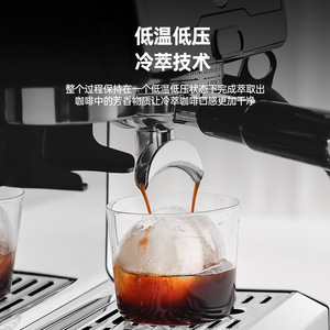 <span class=keywords><strong>Machine</strong></span> à café semi-automatique à commande manuelle, chaudière à double pompe, moulin <span class=keywords><strong>intégré</strong></span>, <span class=keywords><strong>machine</strong></span> à <span class=keywords><strong>expresso</strong></span> à infusion froide, contrôle PID, 2200W - Product Image 3