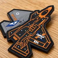 Patchs PVC personnalisés phosphorescents, patchs 3D en caoutchouc souple, logo personnalisé, badge thermocollant à scratch pour vêtements et chapeaux