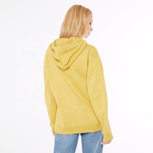 Sweat à capuche uni zippé pour femme, en polaire, manches longues, poche avant, doux, extensible, confortable, grandes tailles du S au XL - Product Image 6