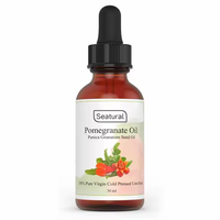 Huile de pépins de grenade naturelle pressée à froid de marque privée 100% pour le visage, la peau, les soins capillaires, le cuir chevelu et le massage du corps